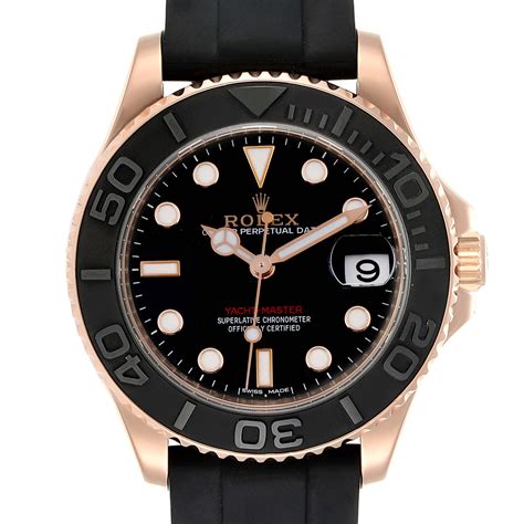 rolex watches with rubber strap|rolex yacht master rubber strap.